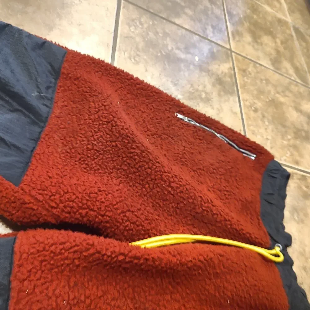 Jordan Red Fleece Pants Size L Large Sweatpants Vintage